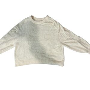 Aerie Flurry Crew Sweater. Women's size Large. Cream color. New without tags.